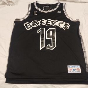Marc Jacobs Black and White Basketball Jersey